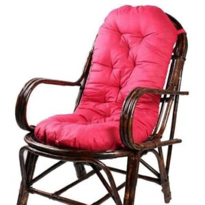 IRA Furniture Rattan Easy Chair with Cushion for Garden Balcony (Standard Size, Brown)