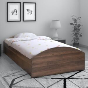 Addison Single Bed with Storage in Classic Walnut Finish