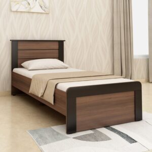 Grace Single Bed in Walnut & Wenge Colour